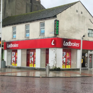 Ladbrokes, at the junction of Sinclair Street and Princes Street, Helensburgh
